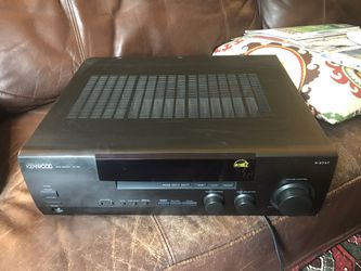 KENWOOD RECEIVER AND 6 disc player