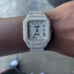 Iced Out Cartier Santos 