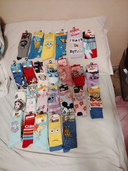 Disney, Nickelodeon, other characters socks 🧦 🆕