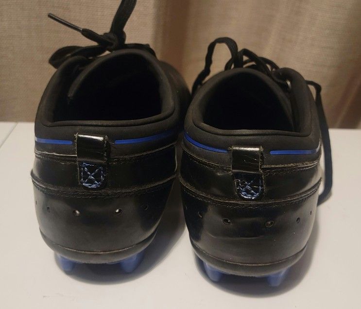 RARE Adidas Adinova Soccer Cleats Men's Size US 7 Black/Blue Cleats G18322 Shoes