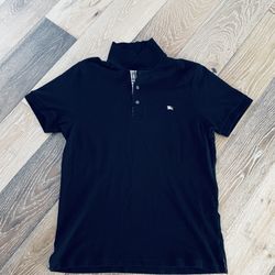 Burberry Black Polo Shirt For Men