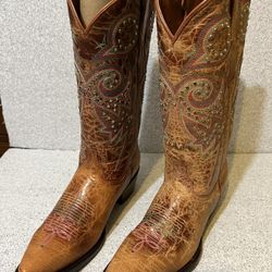 Corkys  Womens  Leather Cowboy Boots