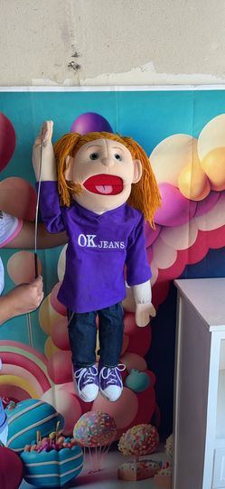 Sunny & Co Girl OK Jeans 2003 Hand Puppet 28”