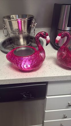 Bath And Body Flamingo Light Up Candle Holder