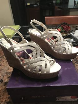 Madden Girl White Sandals