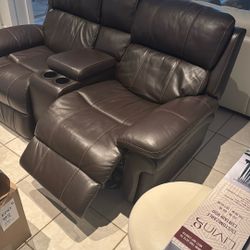  Double Sofa Reclinable Like New   
