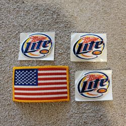 4 COLLECTABLE PATCHES 