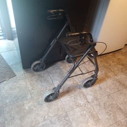 Seated Walker With Brakes 
