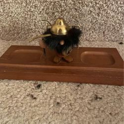 Vintage Wood Desk Caddy