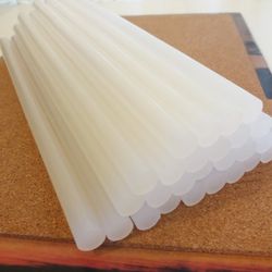 (82 Pcs for $27), 10" Long Large 7/16 (0.5 Inch) Strong Bond Clear Hot Glue Stick, Weight 5 Lbs