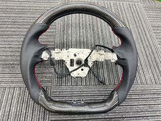 Model Y Juniper / 3 Highland Glossy Carbon Fiber Steering Wheel