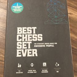 Best Chess Set Ever (open but never used)