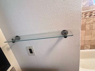 Glass shelf