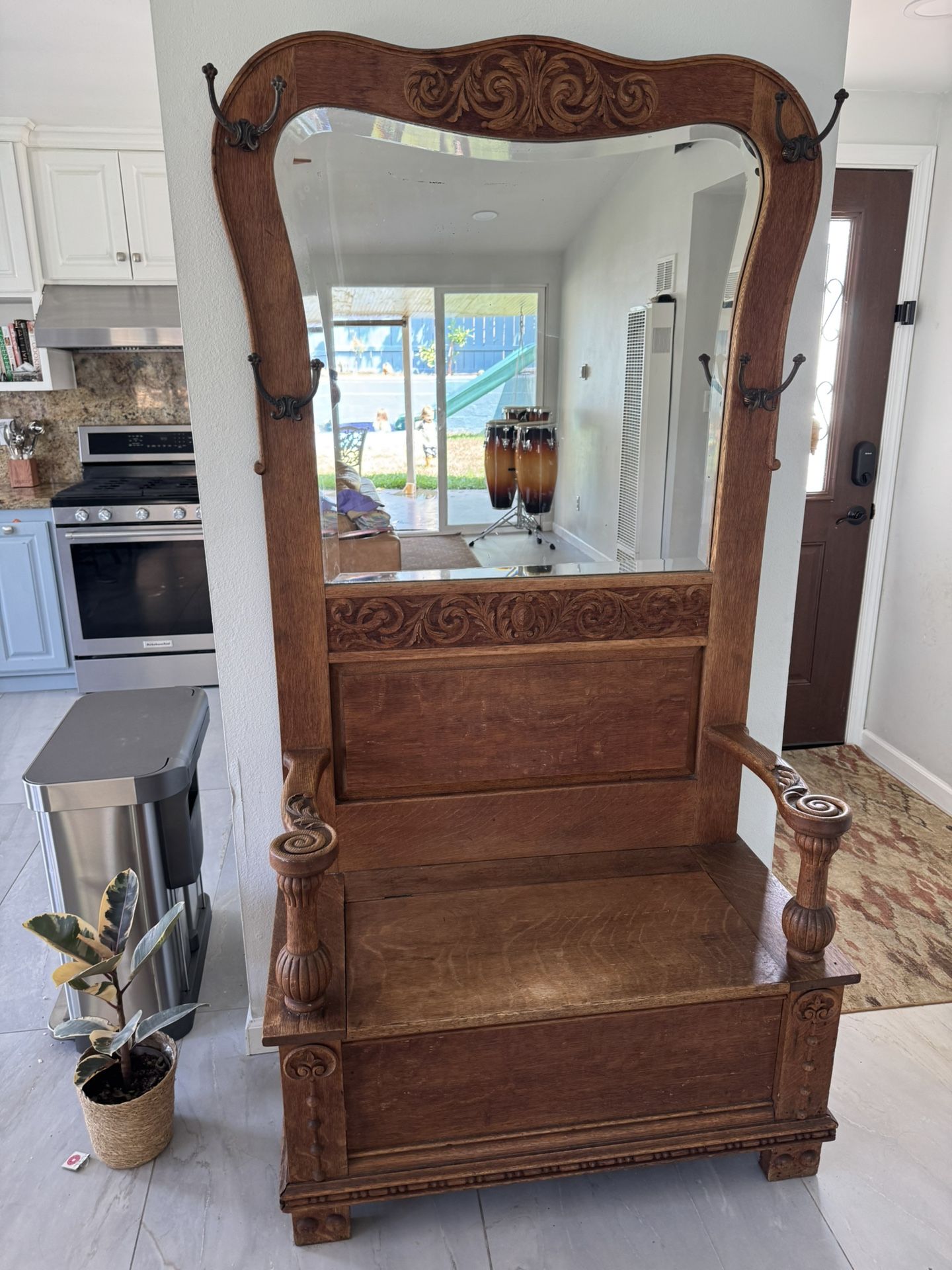 Entry Bench Antique