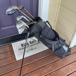 Complete Set of Men’s Ping Golf Clubs with Bag