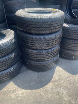 Set of four used Goodyear 275/65R18 $300