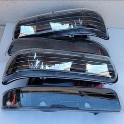 99-02 Chevrolet Silverado 00-06 Tahoe Suburban Headlights Luces Focos Faros Faroles Micas Chevy