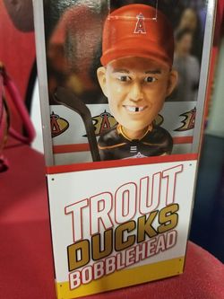 Mike trout ducks bobble head