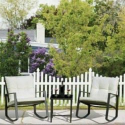 Rocking Chair Bistro Set 