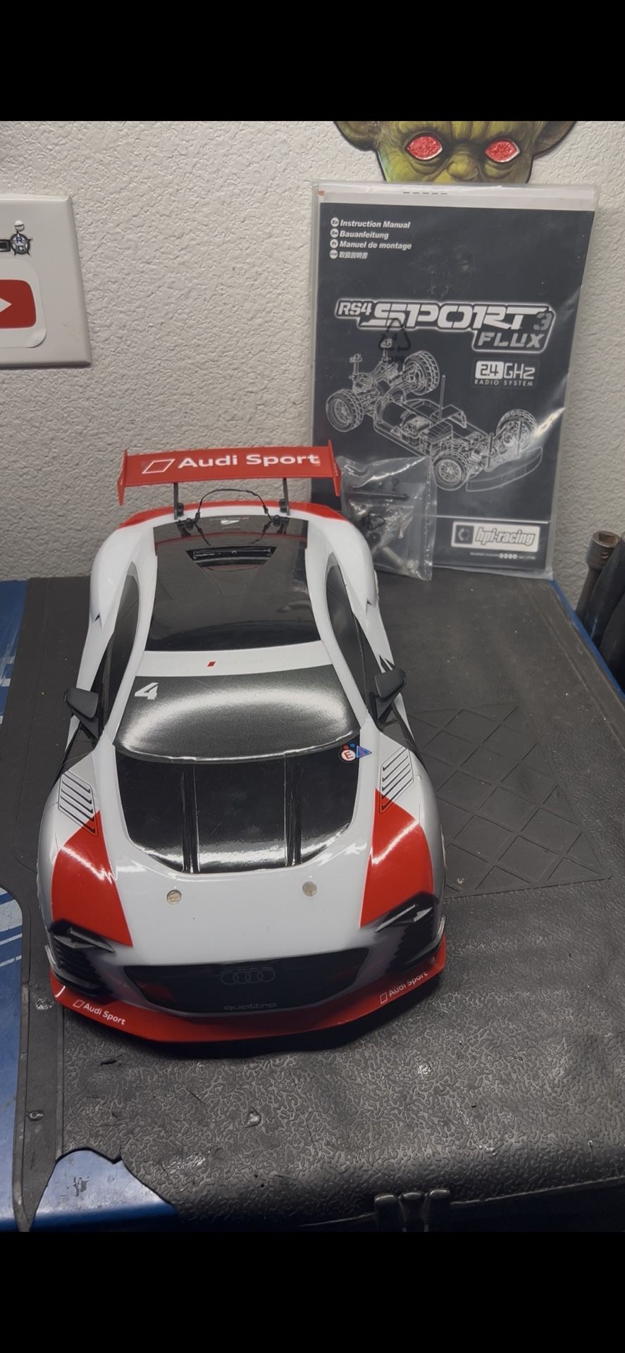 HPI AUDI E-TRON VISION GT Sport 3 Flux RC 1/10 ARTR Touring RC Car Roller Chassis