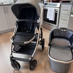 UPPABaby Cruz V2 Stroller With Bassinet, Snack Tray And 