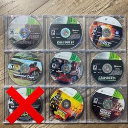 Xbox 360 Games (disc Only)
