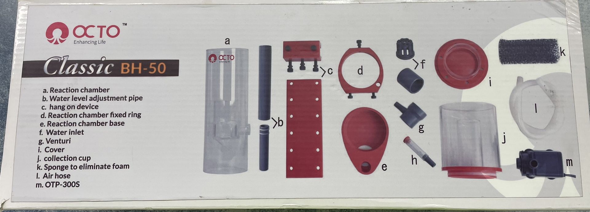 Octo Classic BH-50 Protein Skimmer