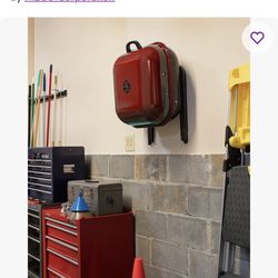 Americana Swinger Charcoal Grill in Red