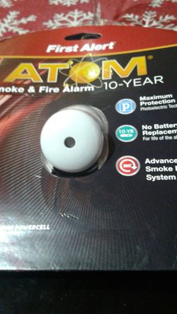 Atom smoke & Fire Alarm 10 year