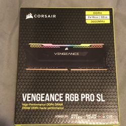 DRAM - DDR4 - Vengeance RGB Pro SL 32GB CL 18-22-22-42 1.35V