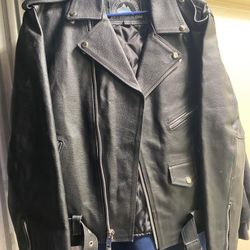 Leather Jacket, Size 40