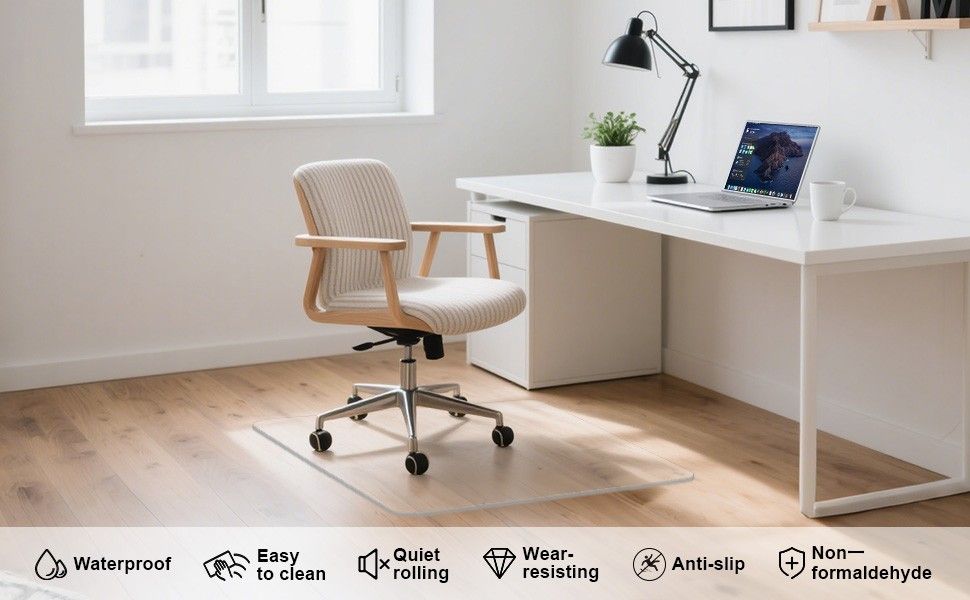 NEW Office Chair Mat for Hardwood Floor - 28"X30"