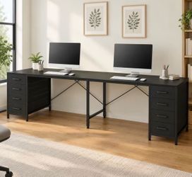 Like New Dual desk with charge ports
