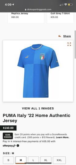 Italy Jersey Shirt Medium