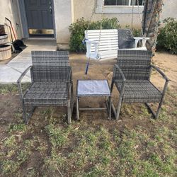 🆕 Bistro Set Three-piece Patio Chair Set Patio Chairs Brand New Patio Outdoor Furniture 🚚🆕