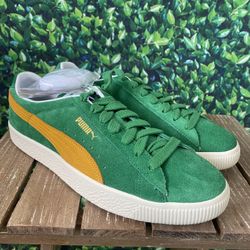 Puma Suede Vintage Amazon Green Saffron 