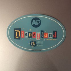 Disneyland 65th Anniversary Annual Pass holder Magnet
