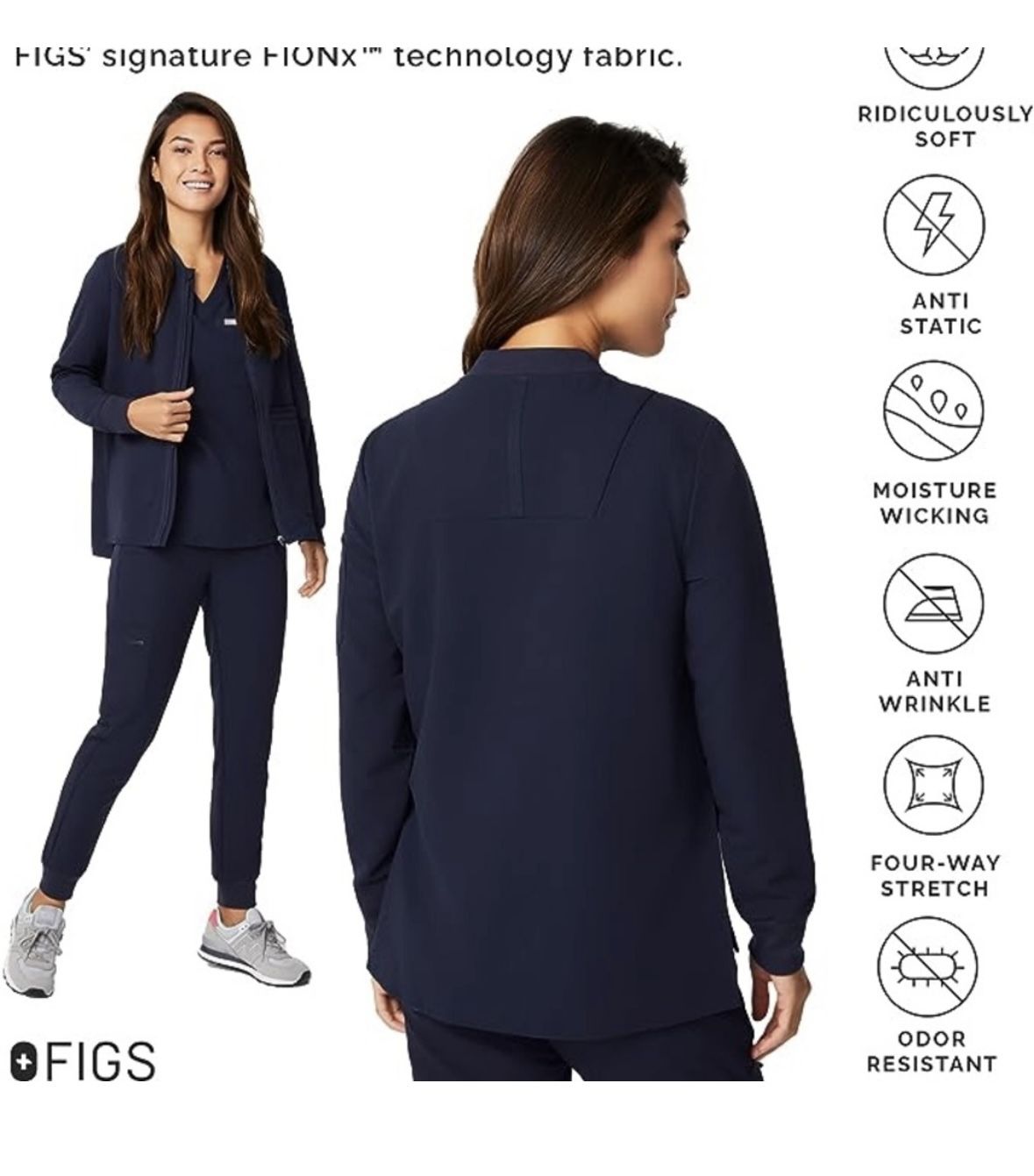 Navy Figs Bellery Jacket XS