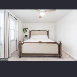 Solid Wood King Size Foot and Headboard 