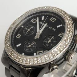 Michael Kors MK5190 ladies Black Ceramic Quartz Watch