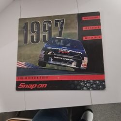 Vintage 1997 Snap-On Dale Earnhardt RCR Racing Calendar 
