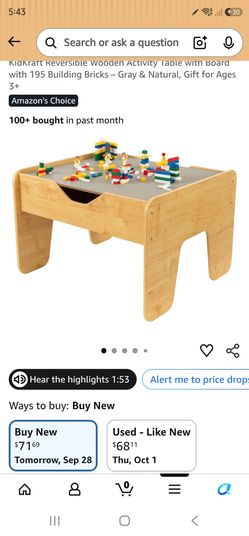 Kids Lego table