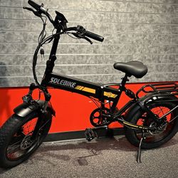 Sole Fold Electric Bikes Ebikes. 