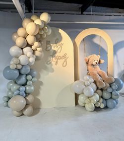 Backdrop And Balloons