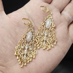 14k Gold Plated Crucifix Necklace 