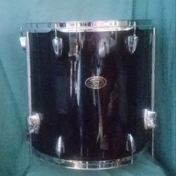 TAMA Imperial Star 16"× 16" Floor Tom Black Wrap Excellent Condition
