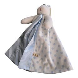 bunnies by the bay bye bye buddies Blue Polka Dot Bunny plush lovey