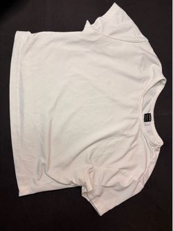 White crop top