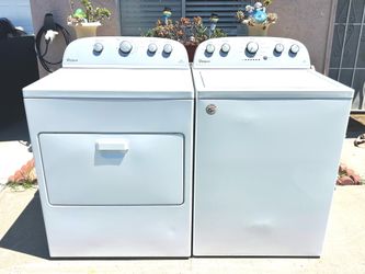 Washer and dryer set