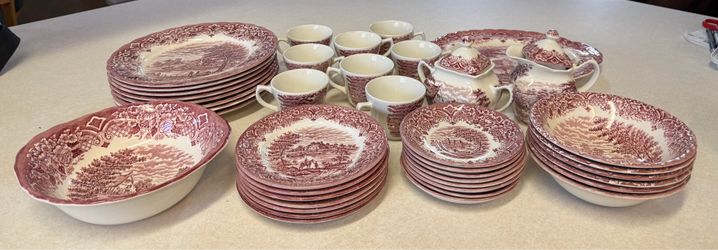 Vintage English Countryside Dinner Set